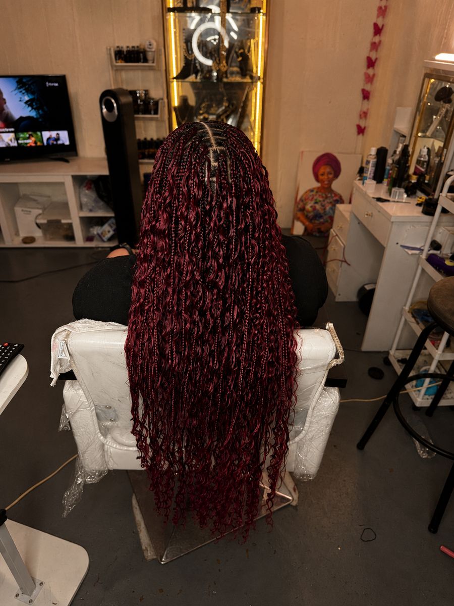 Rabus Hair braiding work — Study 1