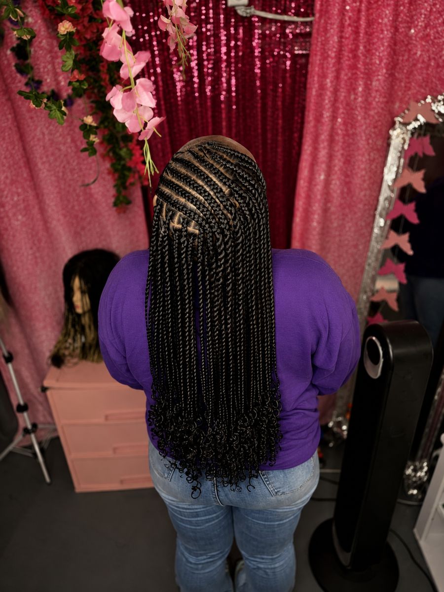 Fulani with Knotless — Rabus Hair